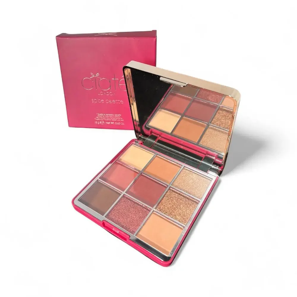 Ciate London Spice Vegan Eyeshadow Palette 9 Colors 18g / .63oz